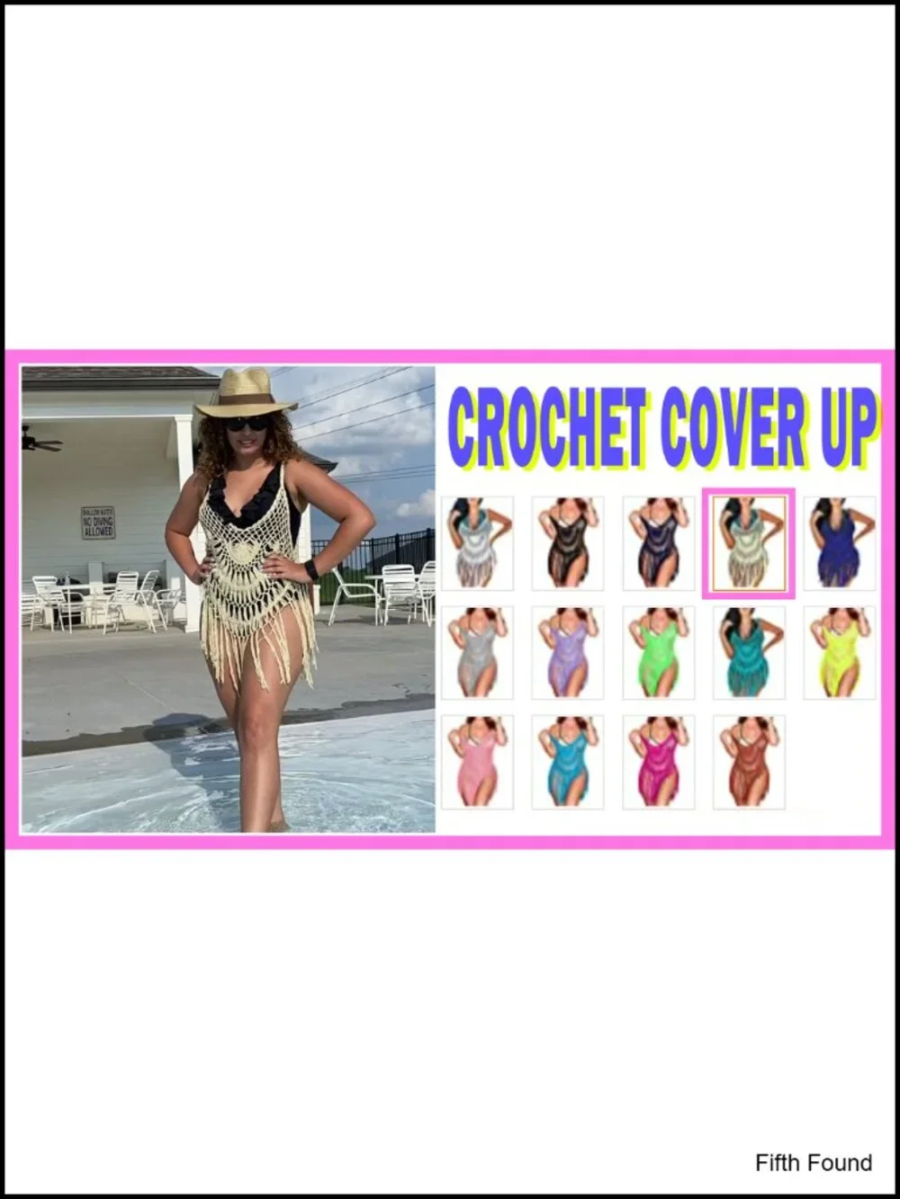 Crochet Tassel Beach Cover Up Swimsuit Dress